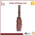 Bolsos de mensajero del ordenador portátil de los bolsos de la oficina de los bolsos del cuero genuino del mejor precio de la fábrica de China